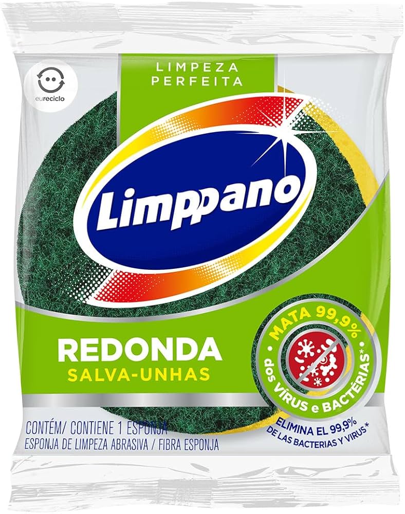 Esponja Salva Uñas Redonda Limppano