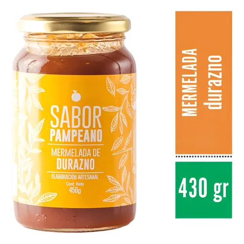 Mermelada Frasco Durazno Std 410g