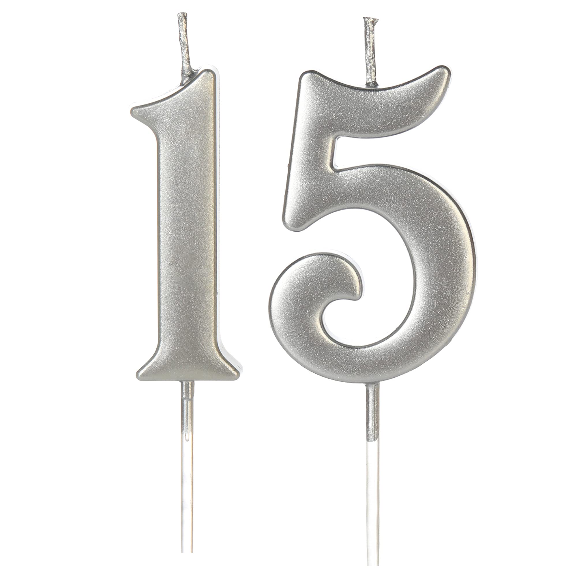 Vela 15 Años Plata