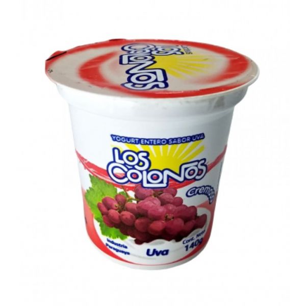 Yogurt Entero Uva los Colonos 140g