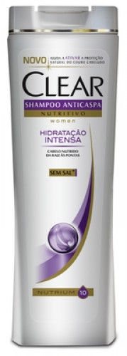 Clear Shampoo Wom Anticaspa Hidratante Inten.12x200/