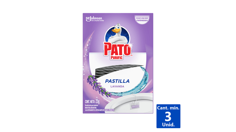 Pato Pastilla para Inodoro Lavanda 25g