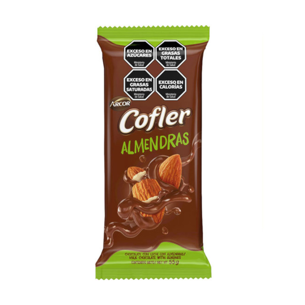 Cofler Chocolate Leche con Almendras 55g