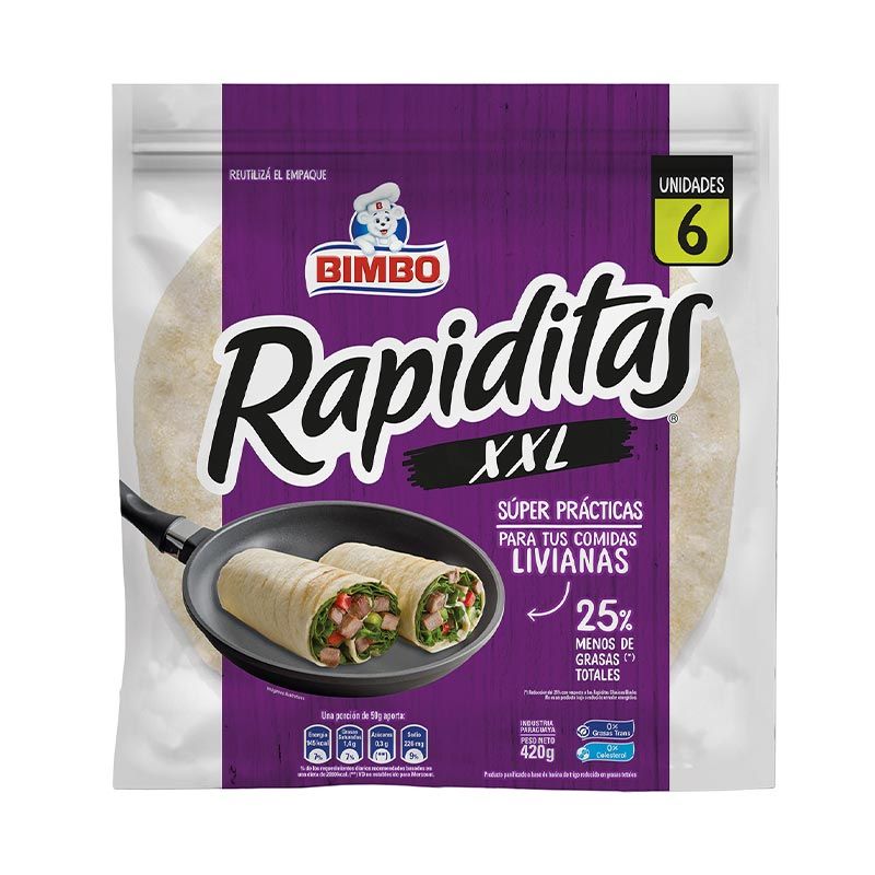 Rapiditas Bimbo Xxl 6p 420g