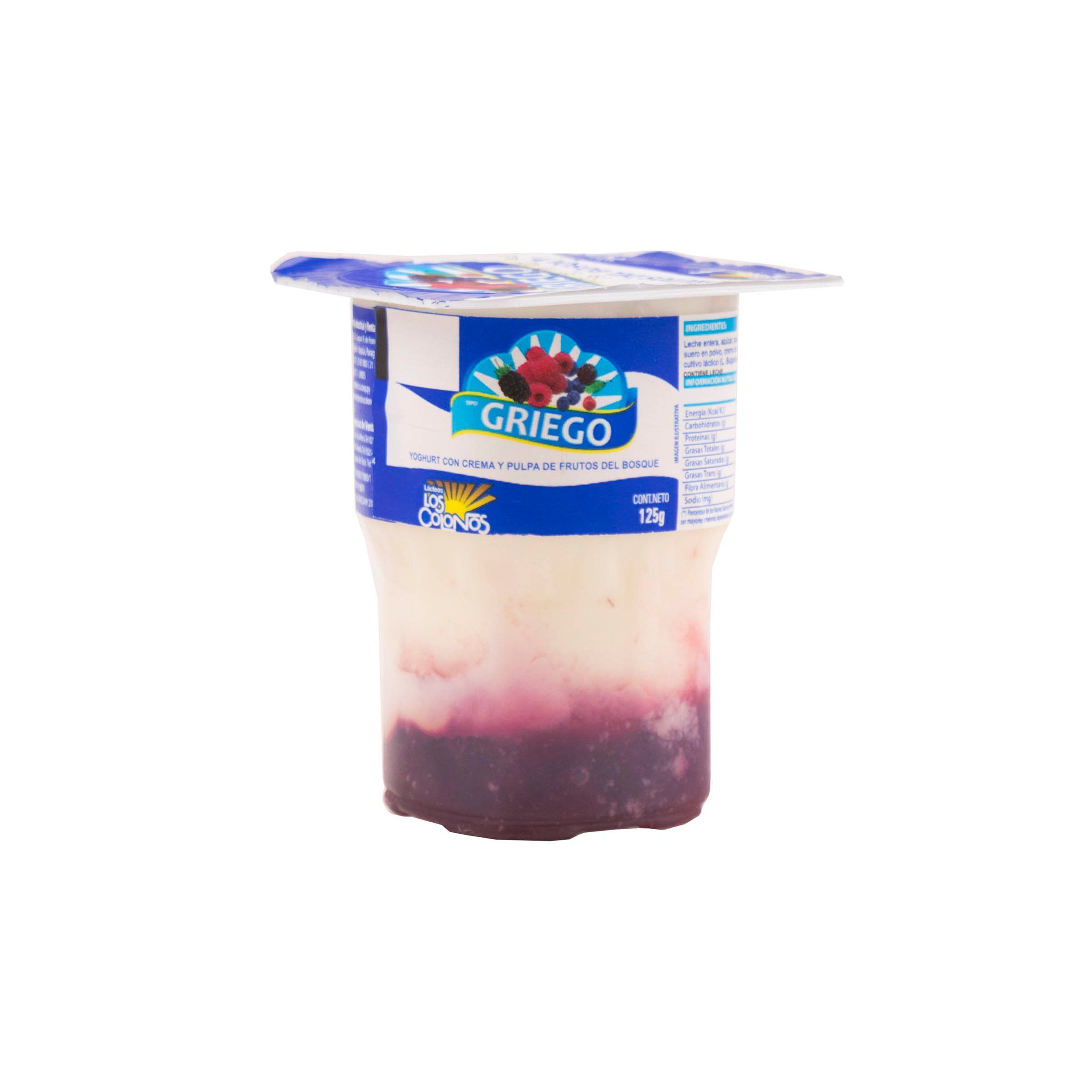 Yogurth Griego x Frutos del Bosque 125g