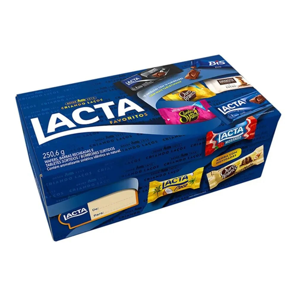 Cho. Lacta Bombom Favoritos 250g
