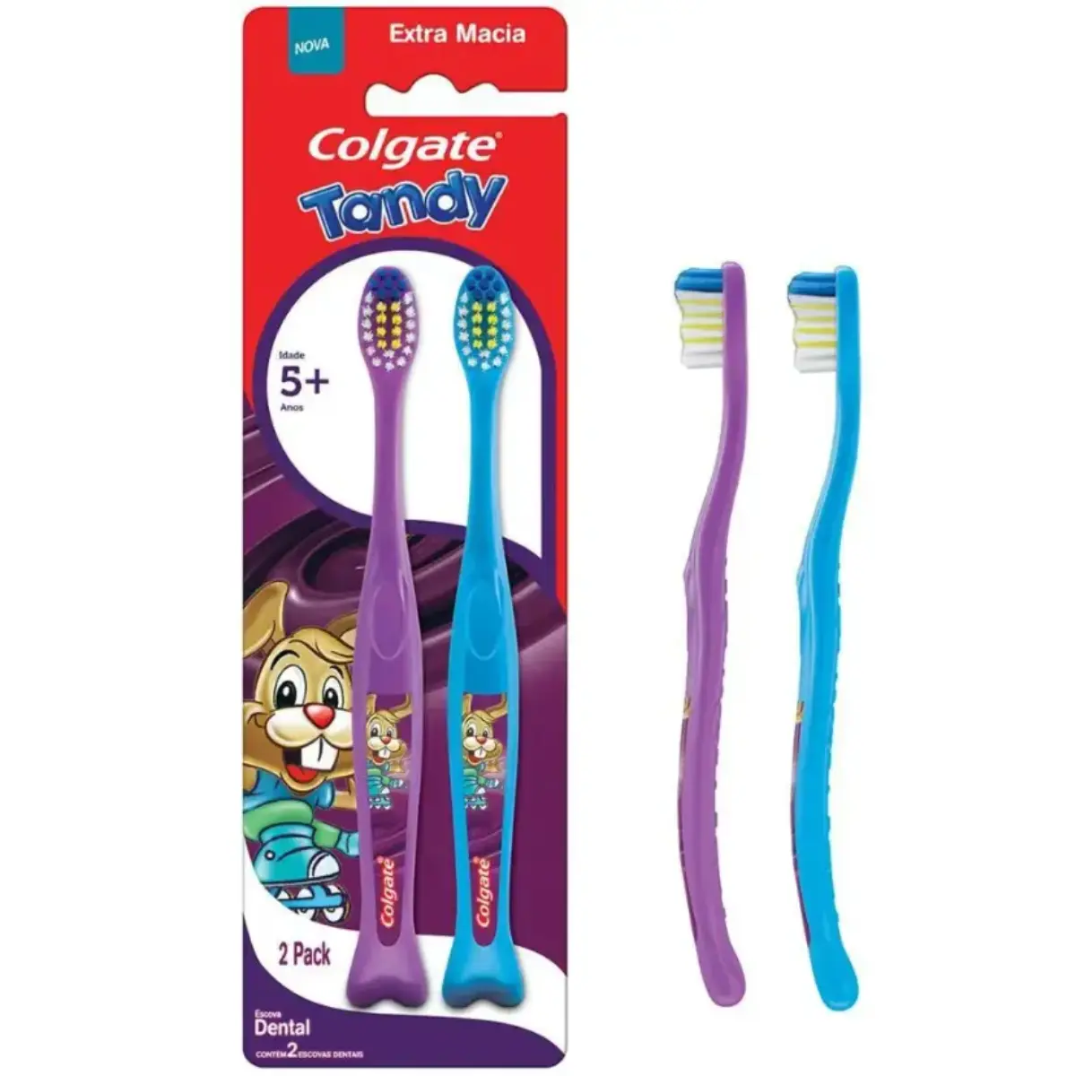 Colgate Cepillo Dental Tandy Suave 2pc Maci