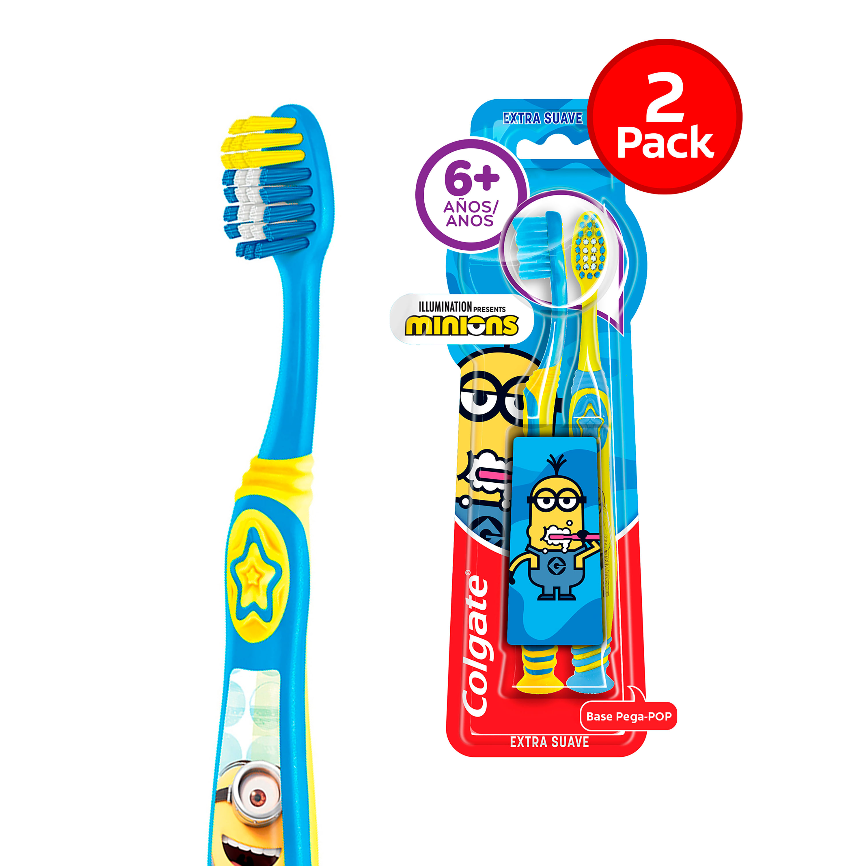 Colgate Cepillo Dental Smiles 2pk 6 + Años