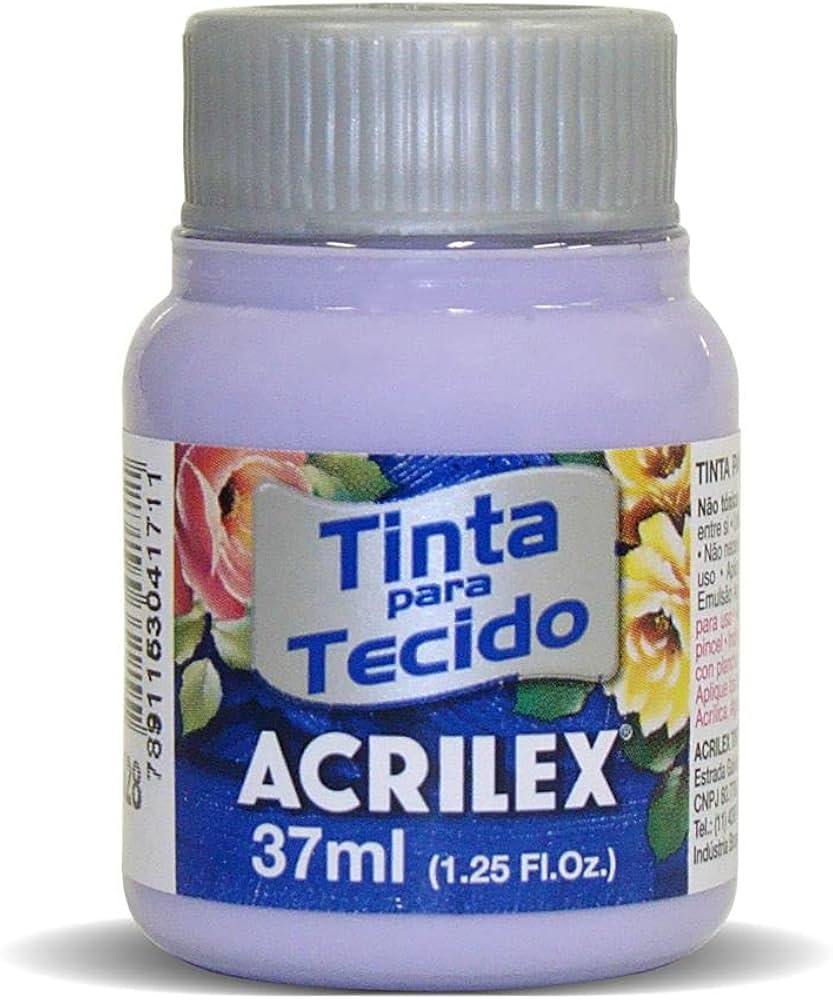 Tinta para Tejido Mate Lila Acrilex 37ml