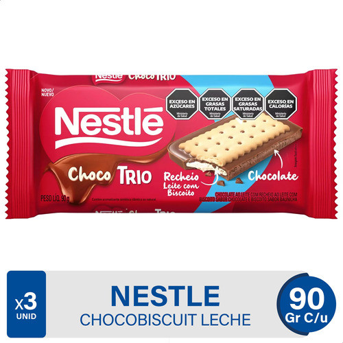 Nestle Chocotrio Cookies And Cream 90g