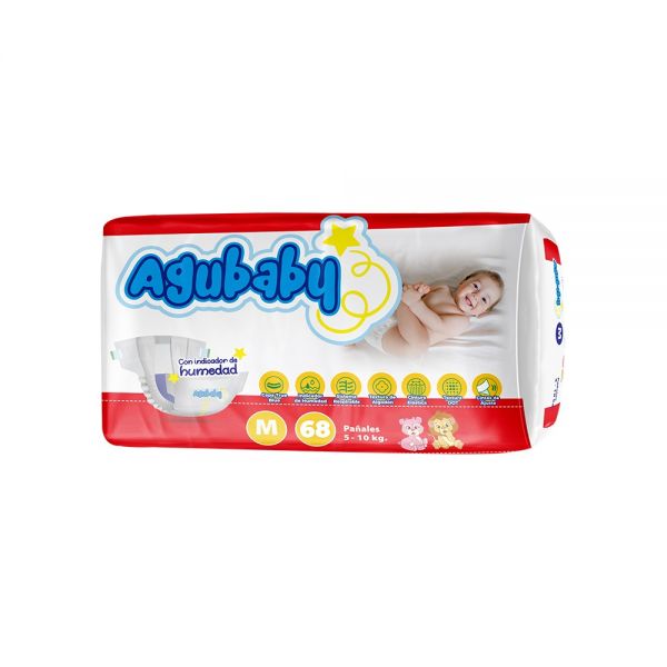 Pañal Agubaby Mediano x68