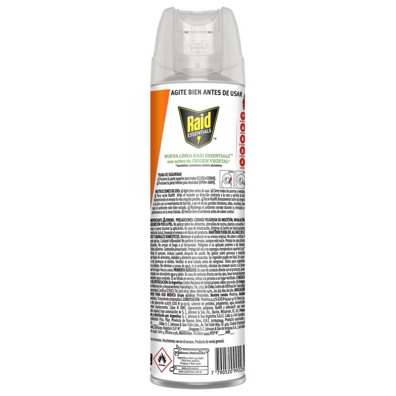 Raid Aerosol Casa y Jardin 360g