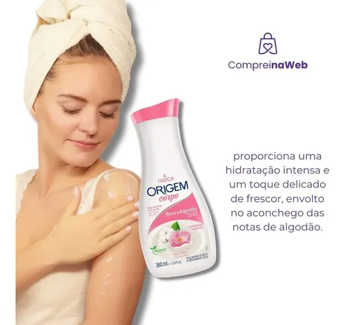 Hidratante Corporal Origen Rosa/al 380ml