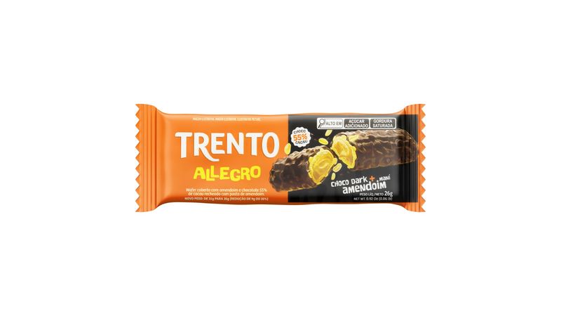 Chocolate Trento Allegro Chocolate 26g