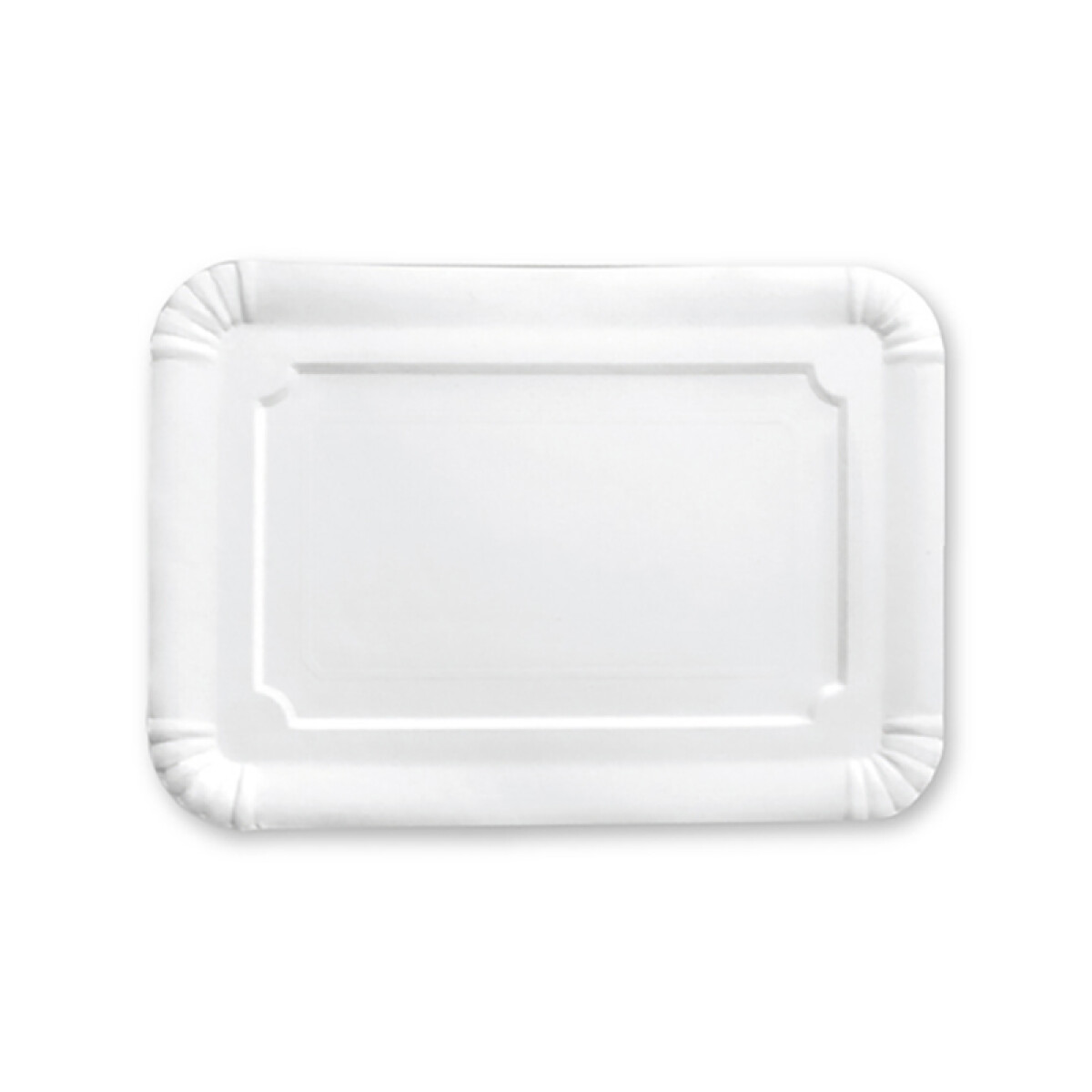 Bandeja Carton N.1 Blanco x30
