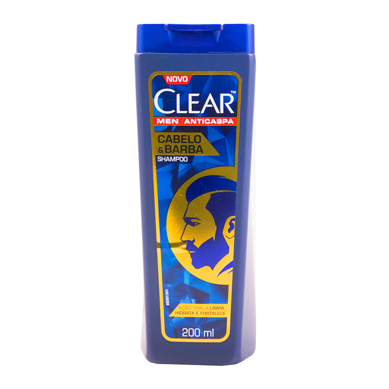 Clear Men Shampoo Cabello Barba 200ml