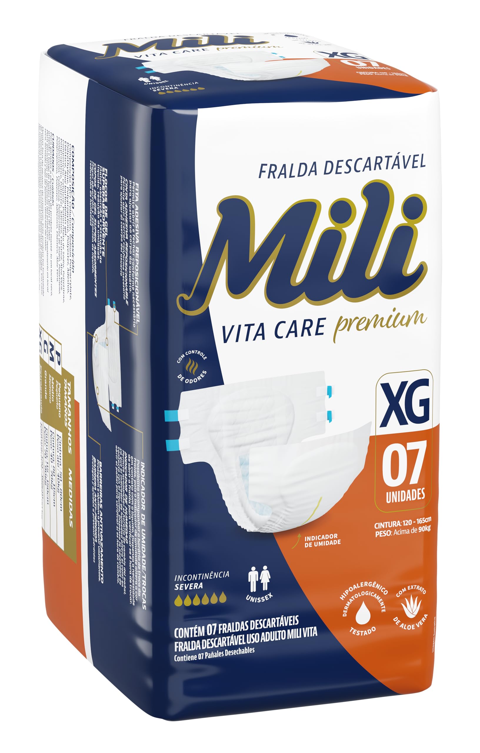Mili Pañal Vita Adulto Xg - x7