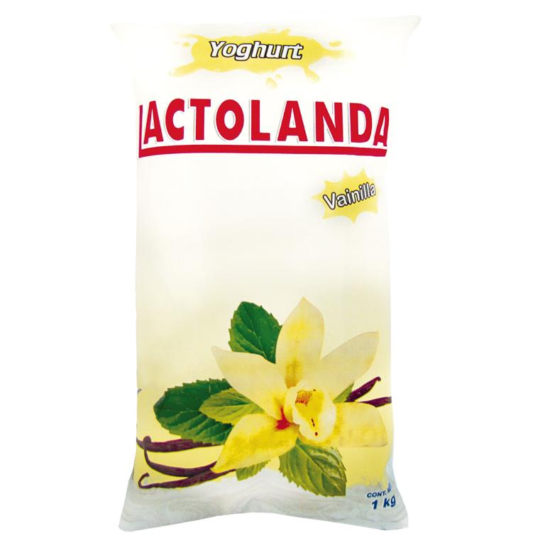 Yogurt Entero Vainilla Lactolanda 1L