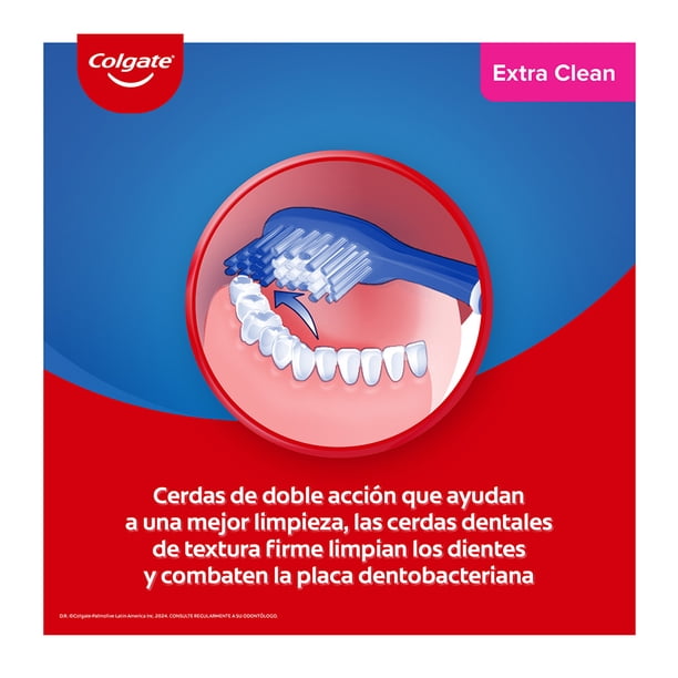 Colgate Cepillo Dental Extra Clean Med 2pz