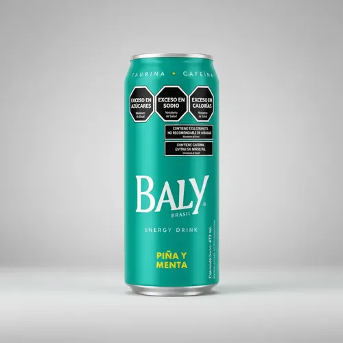 Baly Energy Drink Piña y Menta 250ml