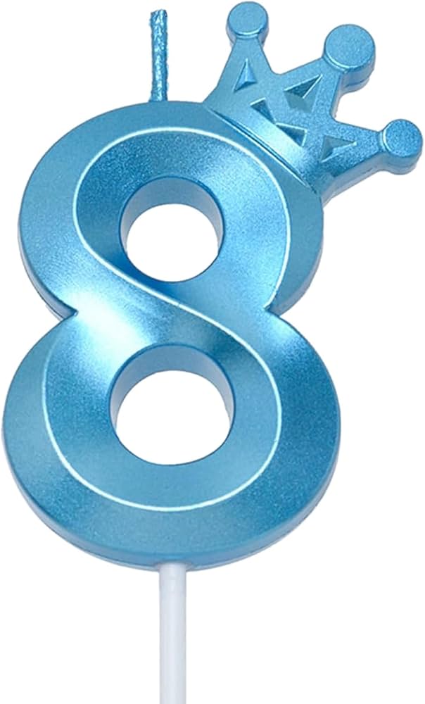 Corinter - Vela Super Numero 8 - Azul Ro