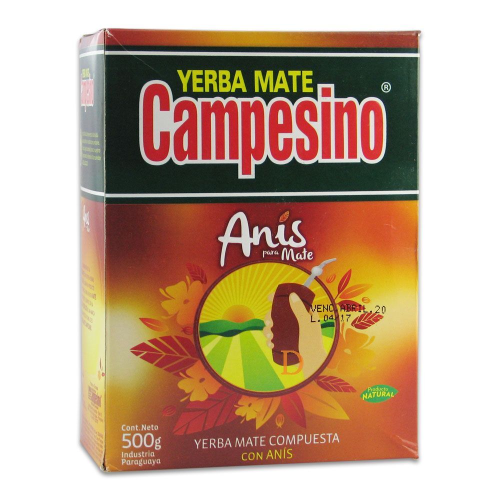 Yerba Mate Campesino Anis 500grx10