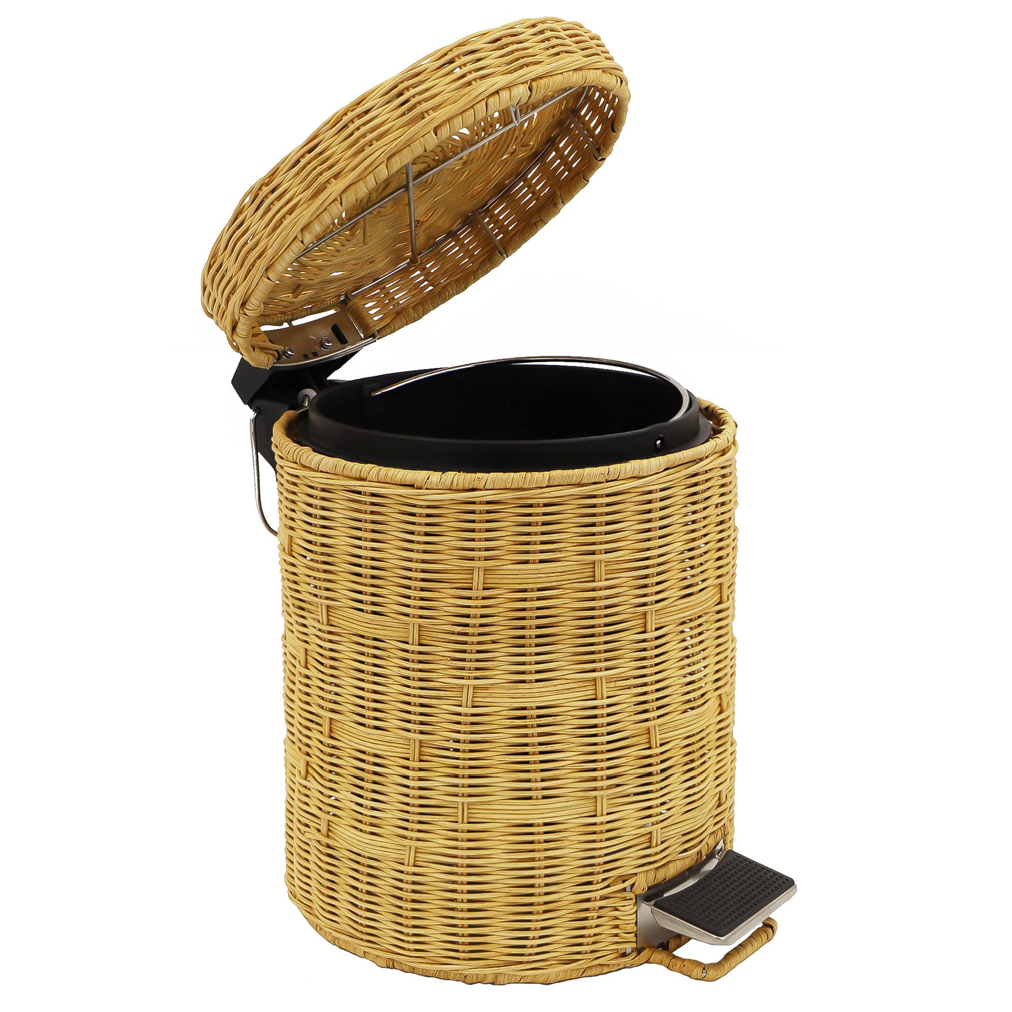 Basurero con Label Rattan 8L