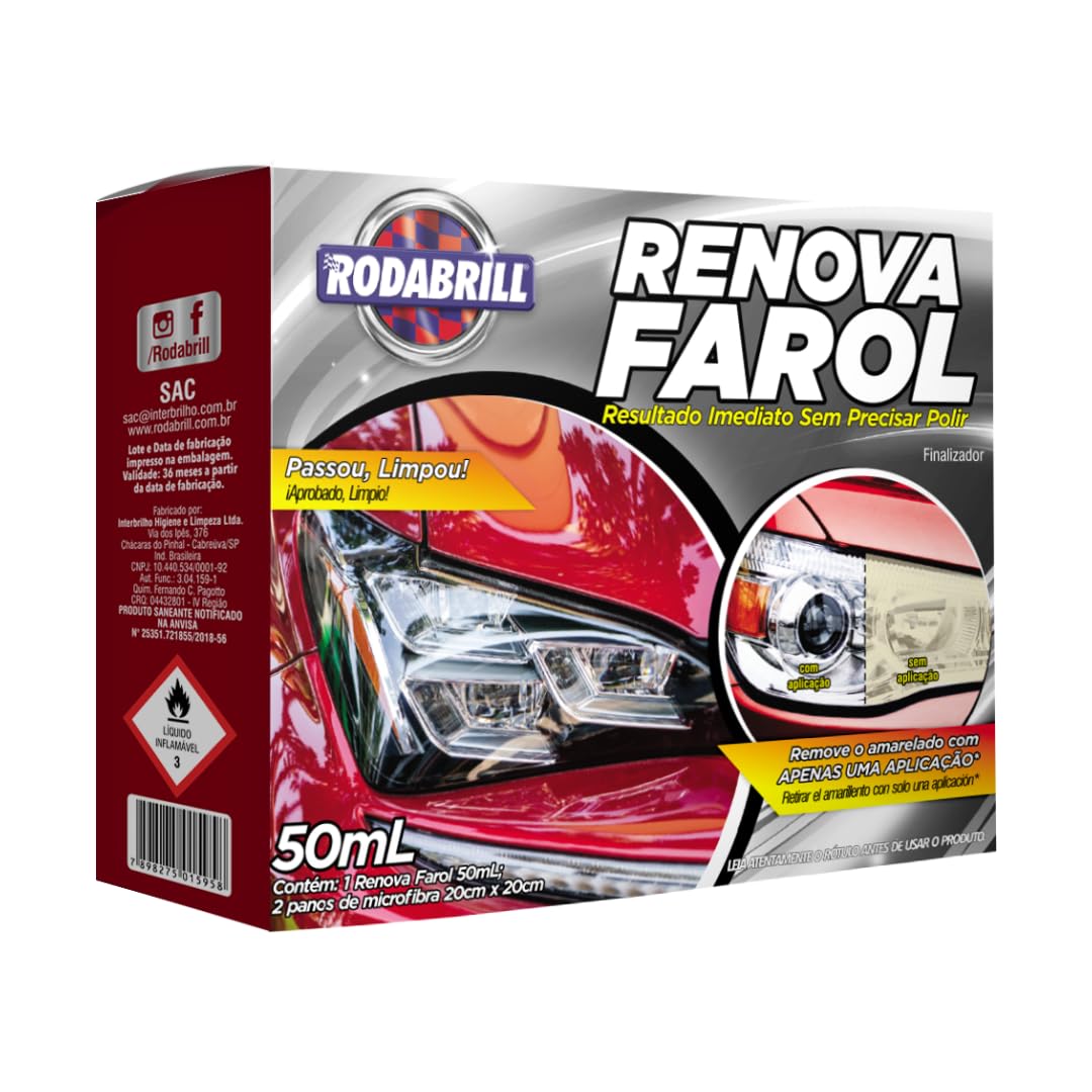 Líquido Renova Faros 50ml