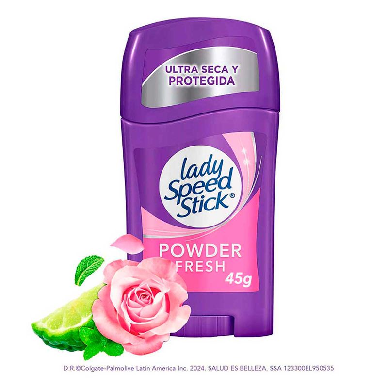 Lady Speed Stick Barra Powder Fresh 45g