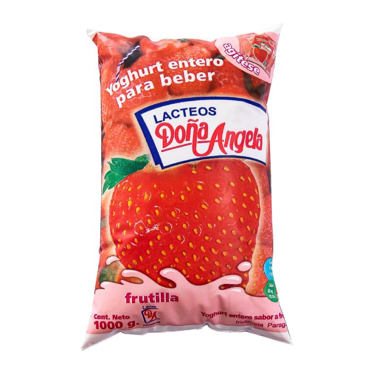 Yogurt Entero Frutilla Lactolanda 1L