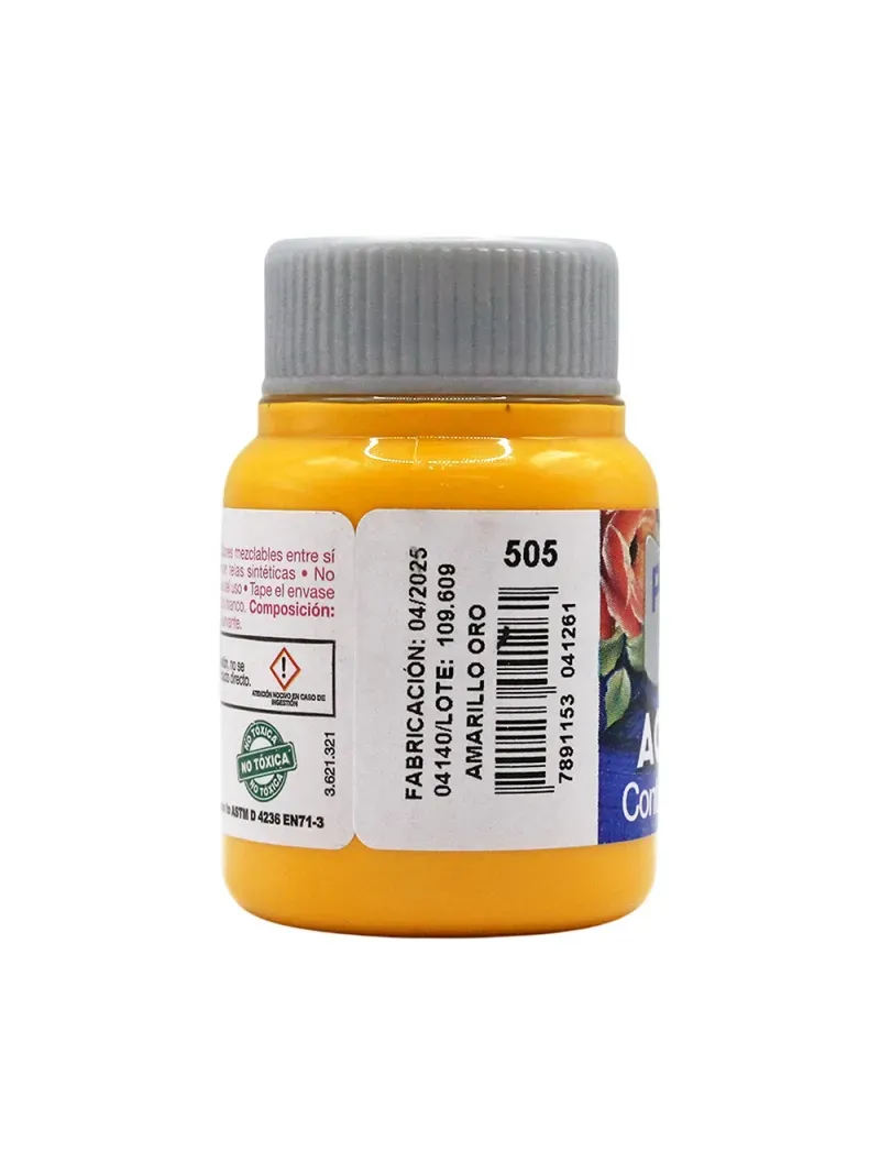 Tinta para Tejido Mate Amarillo Oro a 37ml