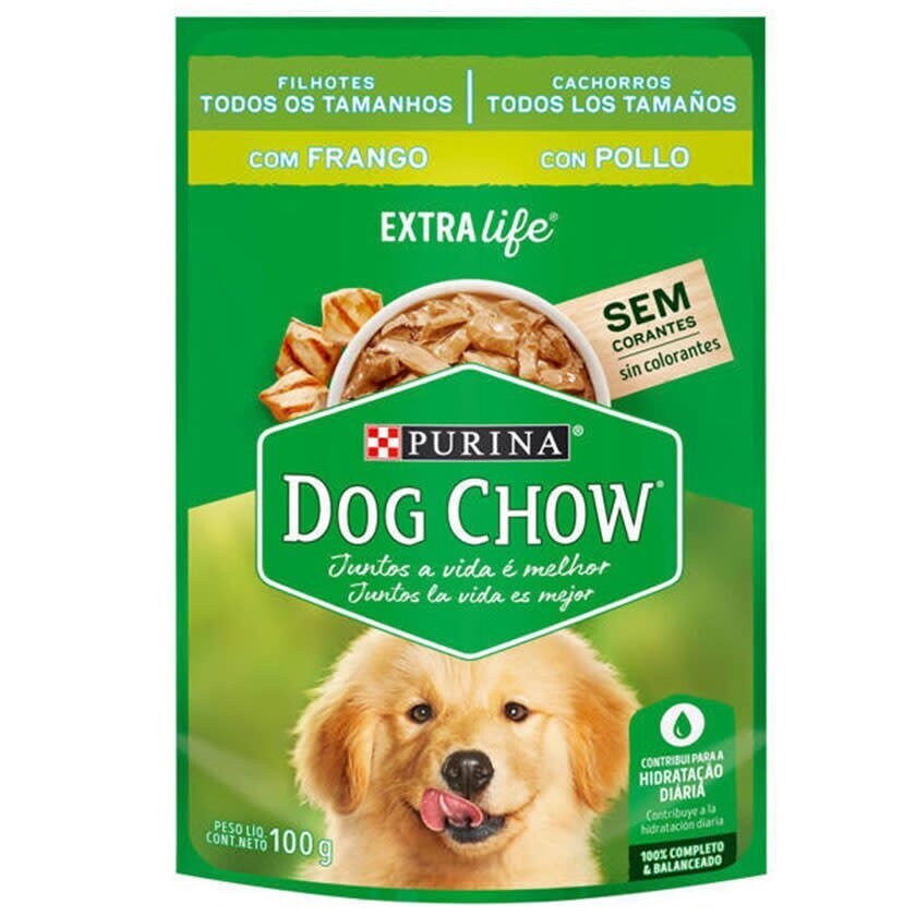 Dog Chow Cacho Trozos Pollo 100g