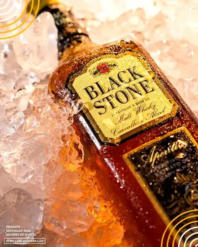 Whisky Black Stone Gold 1000ml