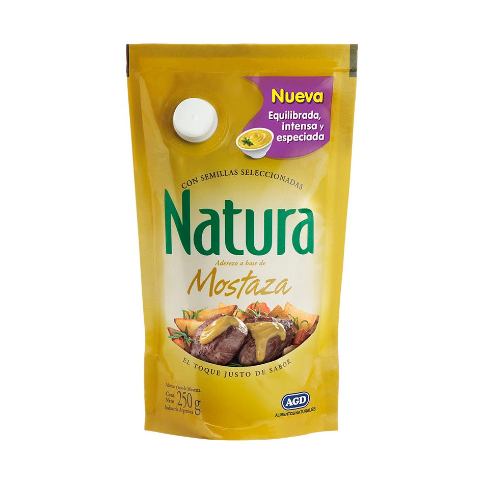 Mostaza Natura Sachet 125g
