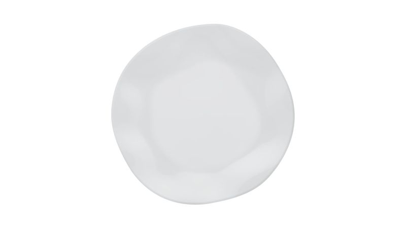 Plato Hondo Blanco Porcelana Rolesa