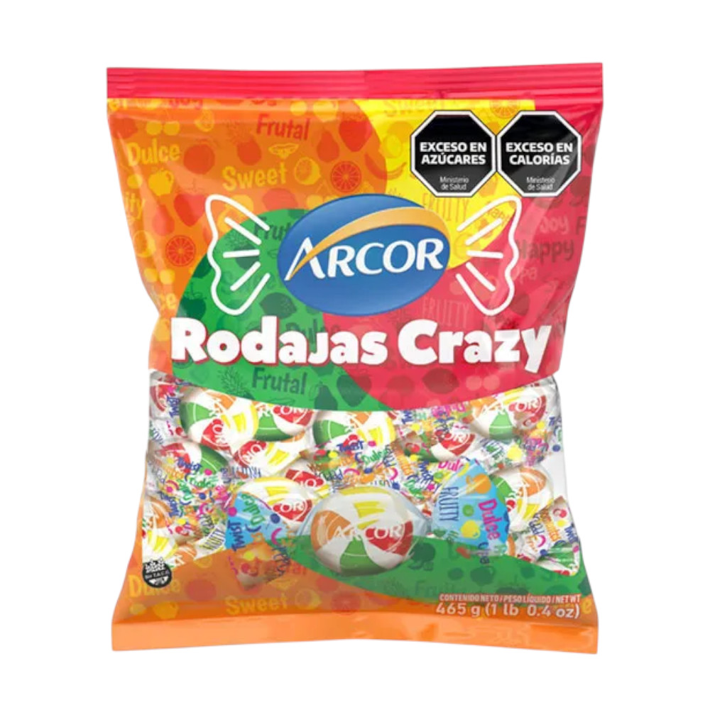 Caramelo Rodajas Crazy 12x99x465g