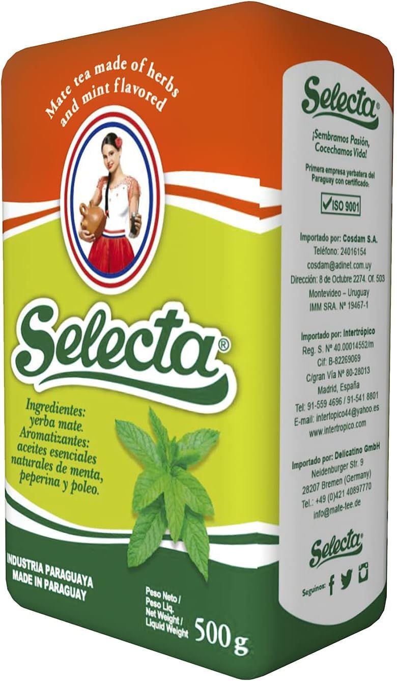 Selecta Comp. Menta 500g x10