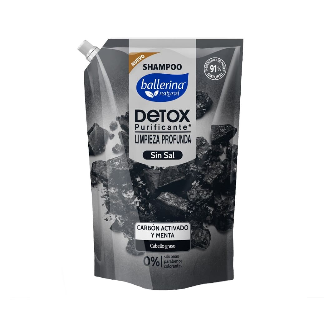 Shampoo Carbon Activo y Menta