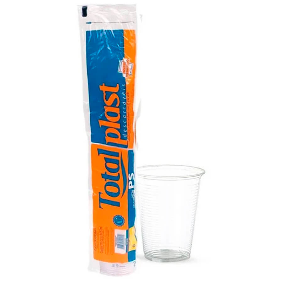 Tp Vaso Desc. Transp. 300ml-100un