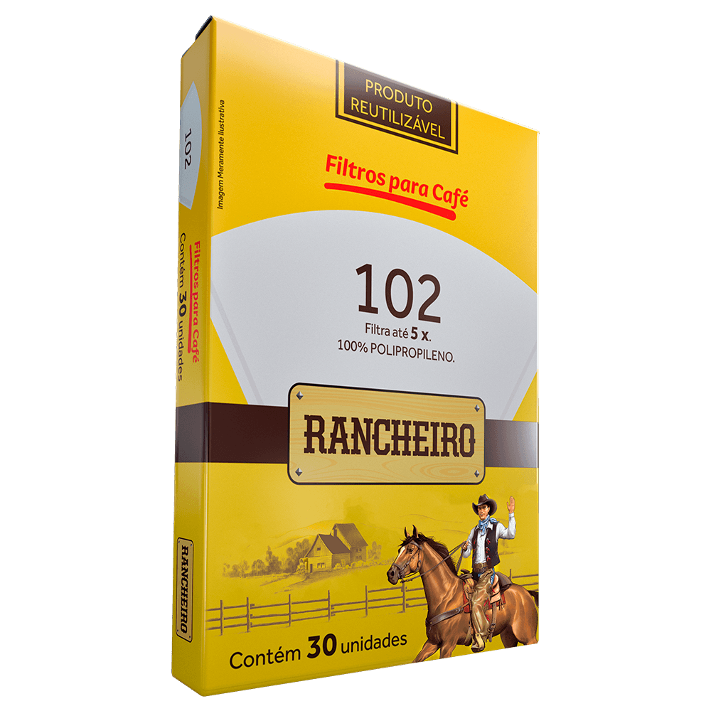 Filtro Rancheiro Reutilizable N° 102