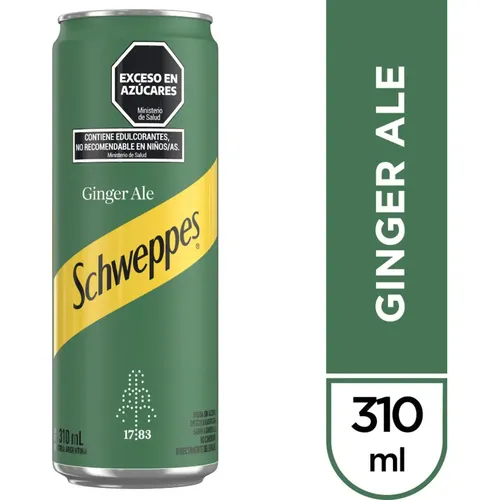 Schweppes Tonic Ginger Ale Sa Lata 310ml