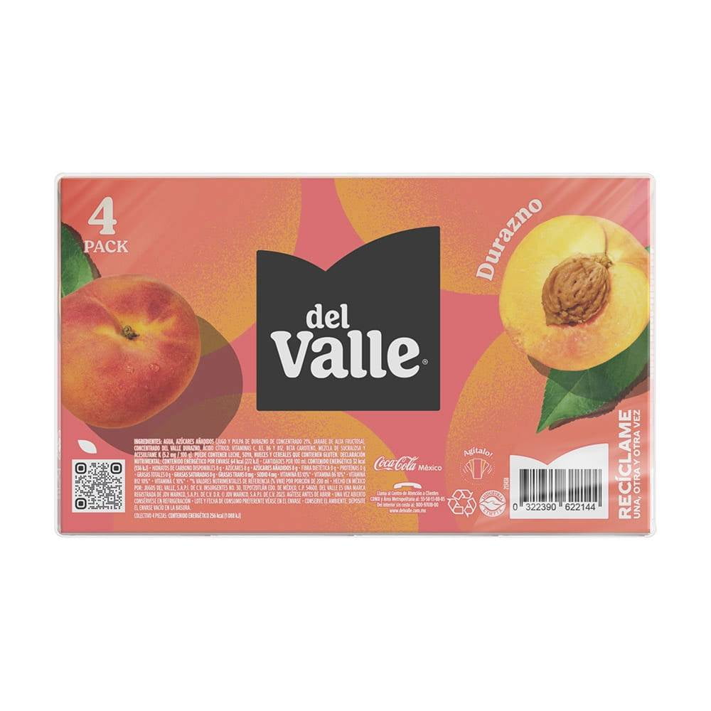 Del Valle Durazno 200ml