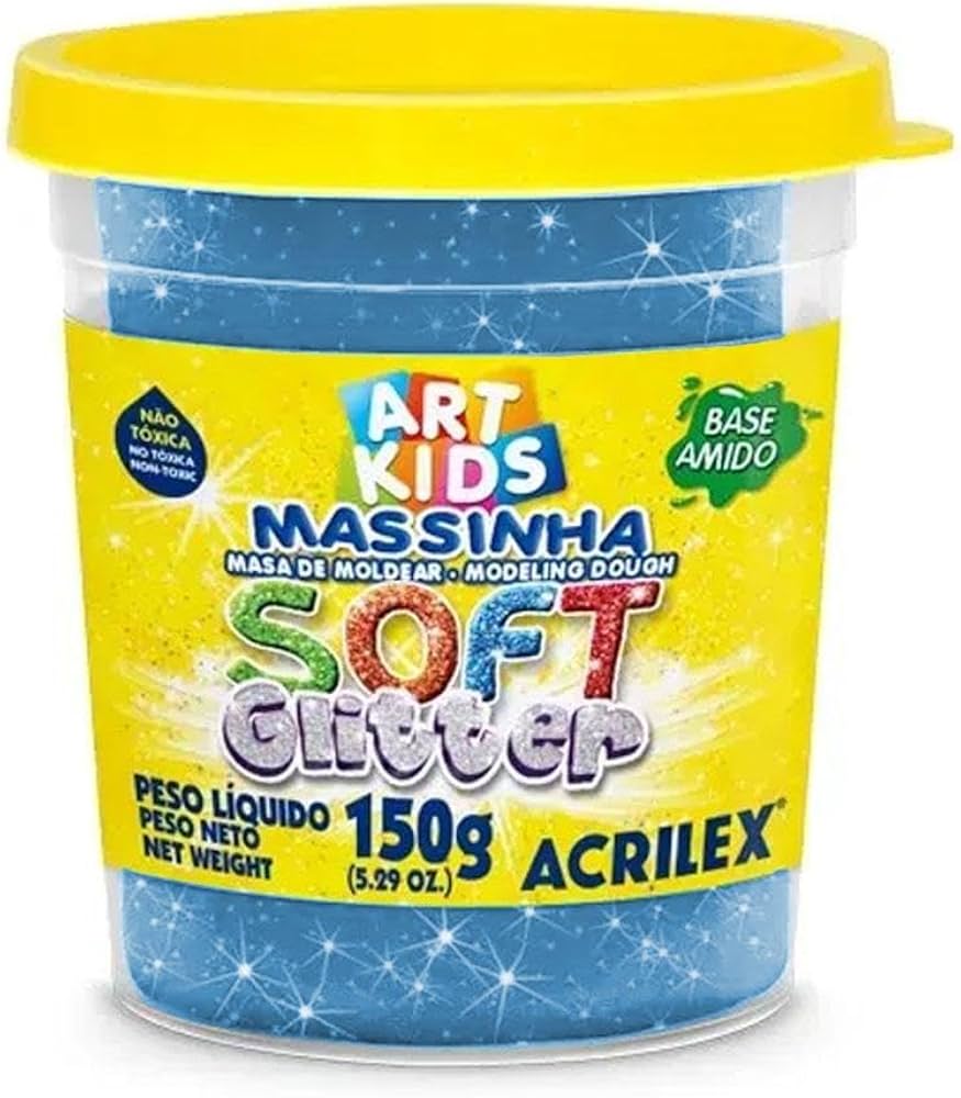 Plastilina Soft Azul Acrilex 150g