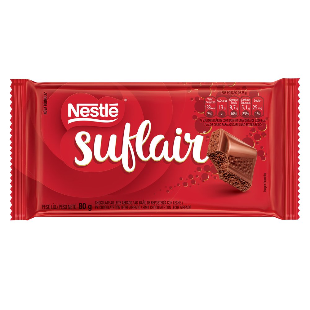 Suflair Choco con Leche 80g