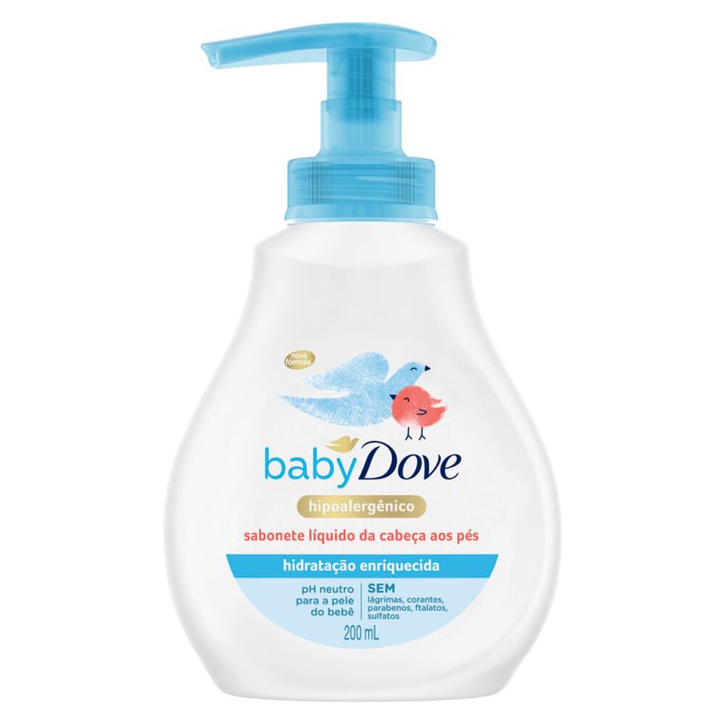 Dove Baby Jabón Líquido Hidratante Sensible 200ml