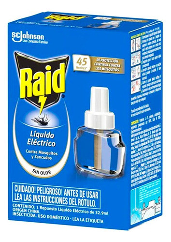 Raid Líquido Electrico Full Promo 32,9ml