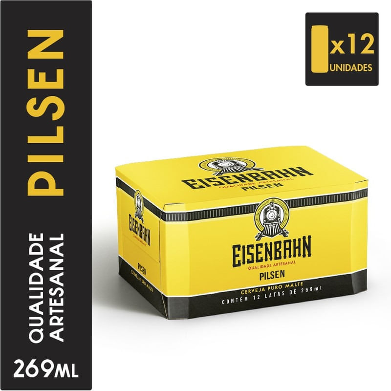 Eisenbahn Pilsen Lata 269ml x12