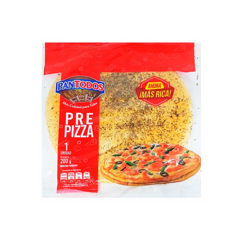 Pre Pizza Tradicional Pantodos 200g