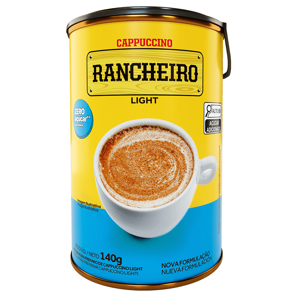 Capuccino Light Rancheiro Pote 140g