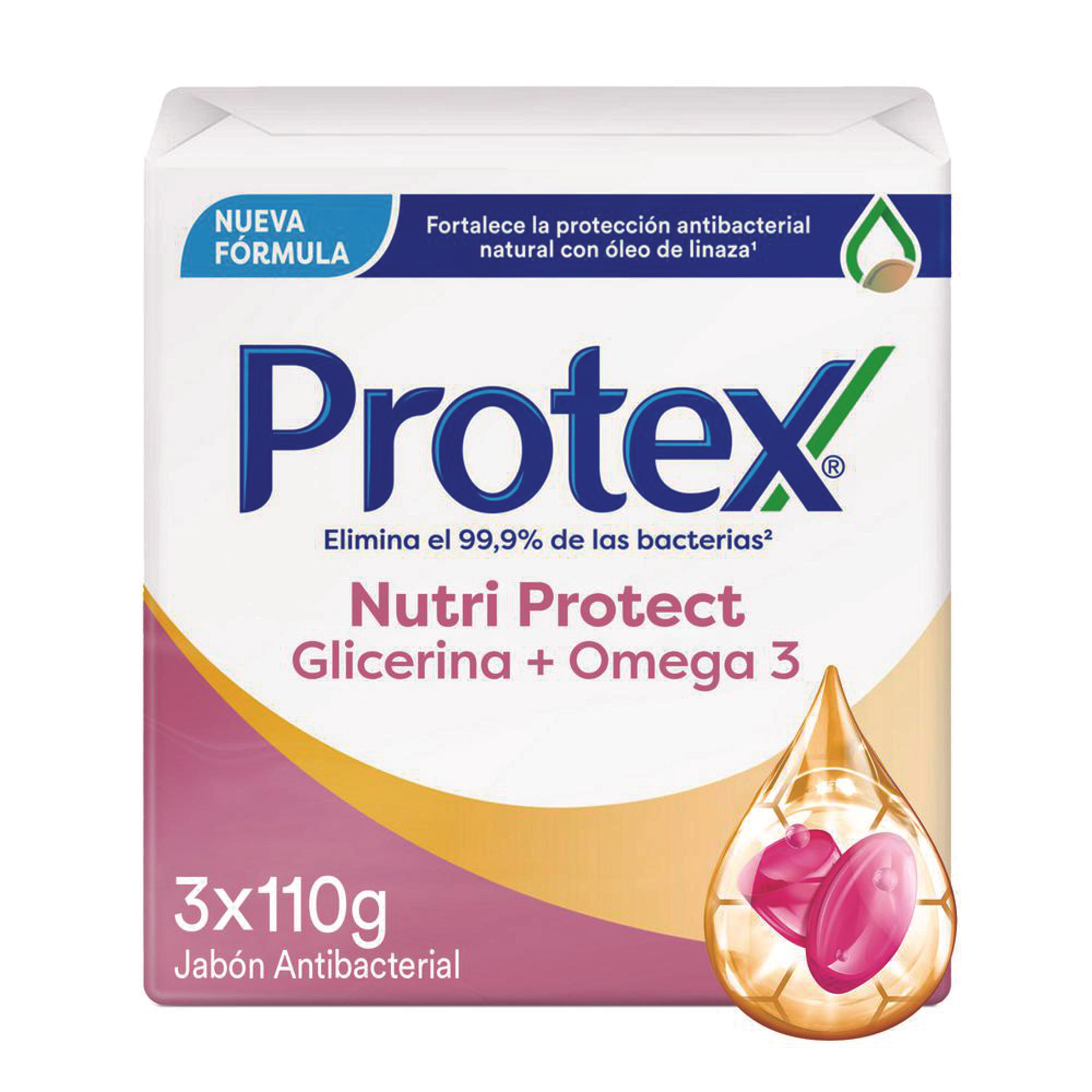 Protex Jabón Omega3 3x90grx24 Nuevo
